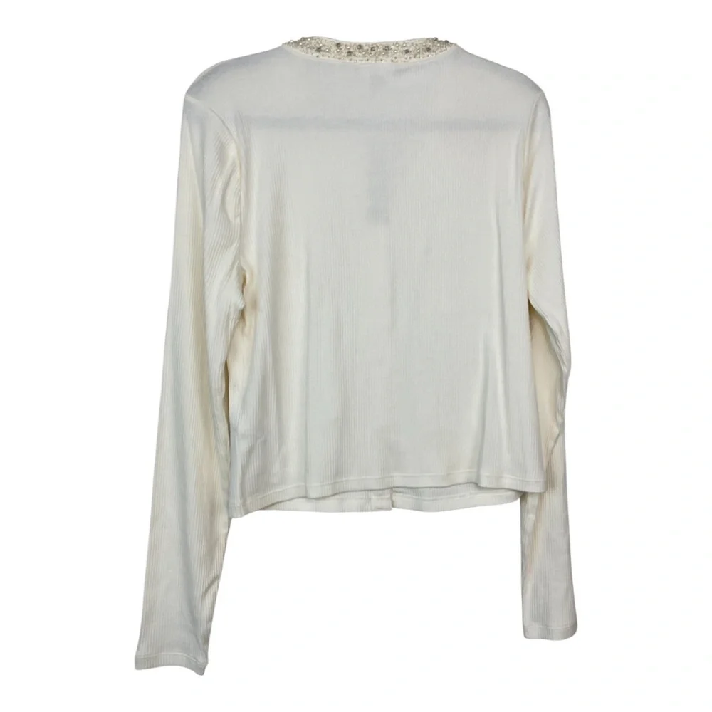J. Crew Vintage Rib Lady‎ Jacket with Jewel Trim NWT
